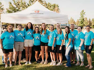 image of Angel golf tournament volunteers