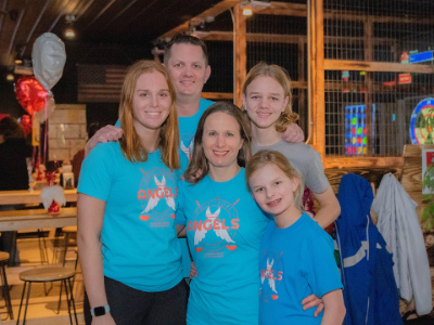 Dr. Mandy Sorlie pictured with her family