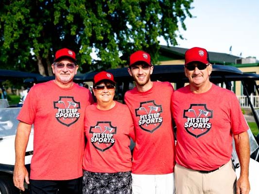 image of team at ANGELS golf tournament