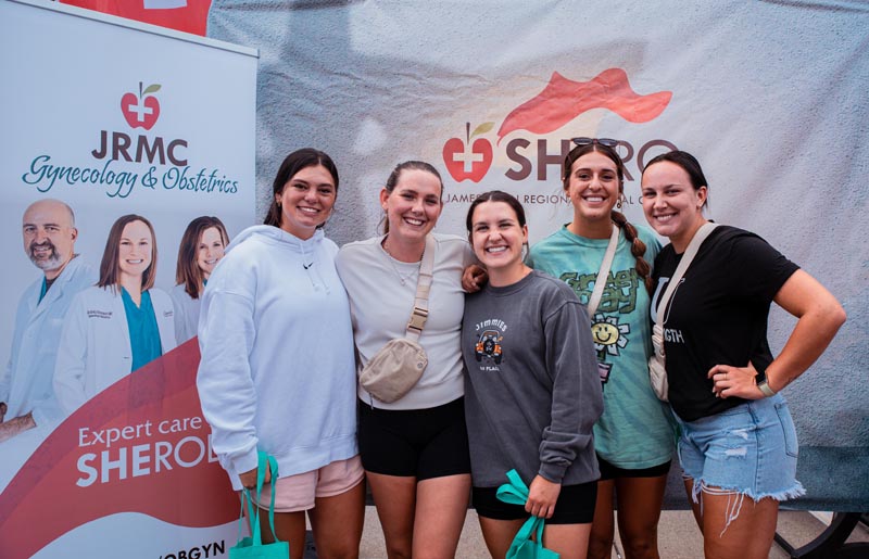 image of five SHEROES at UJ Block Party