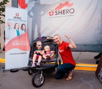 image of three SHEROES at UJ Block Party