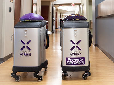 JRMC purchased a second Xenex LightStrike germ-zapping robot to help kill germs and keep patients safe