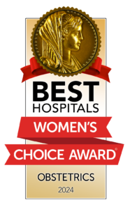 Best Hospitals Women's Choice Award Obstetrics 2024 logo