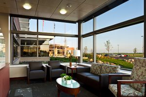 Comfortable JRMC waiting area