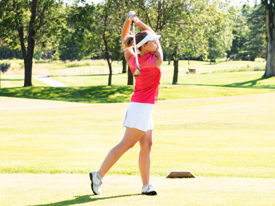 Image of golfer at JRMC Golf "FORE" Good