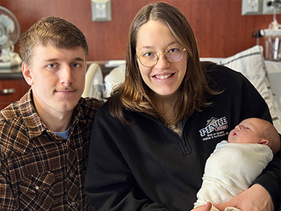 Jake, Rebekah and Jane Herr.