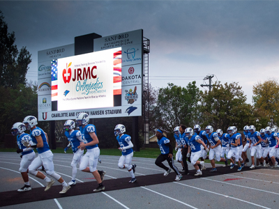 Image of Jamestown High School football team