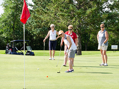 GOLF "fore" ANGELS annual golf tournament raised a record amount for the Dave and Dr. Mandy Sorlie and Family ANGELS Fund.