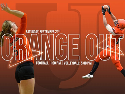 The University of Jamestown is holding an Orange Out for JRMC Hospice on Sept. 21, 2019, to celebrate the life of Jimmie supporter, Tam Braunberger.
