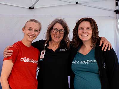 image of JRMC employees at UJ Block Party