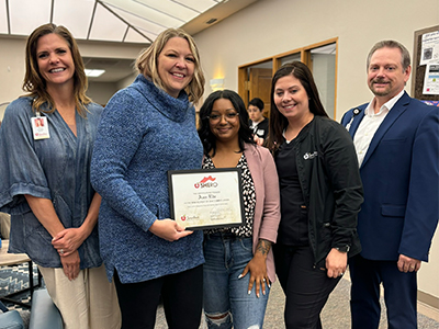 Image of Ann Ede 2024 SHERO award presentation
