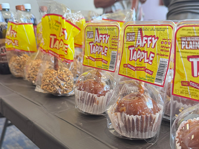 Image of candied apples.