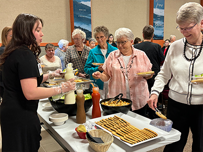 Volunteers at recognition banquet image